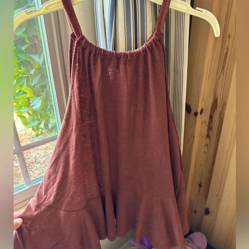 Cute and flowy high neck tank top